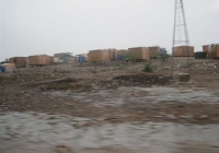 90arrivee a Port au Prince sous l orage